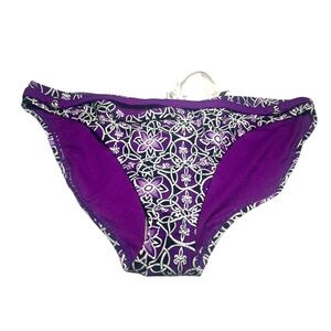 NEW CONVERSE ONE STAR Medium Purple / White Bikini Bottoms